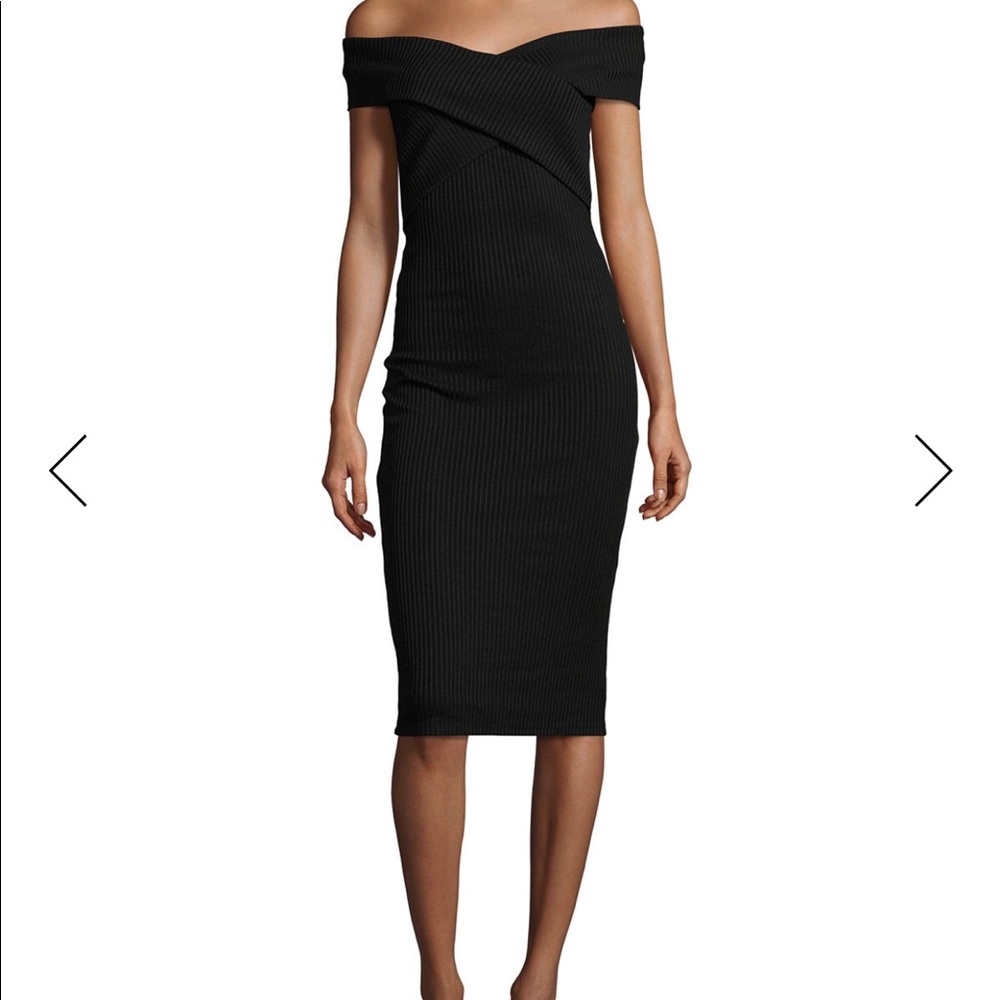 Michael Kors Crossover Off The Shoulder Dress